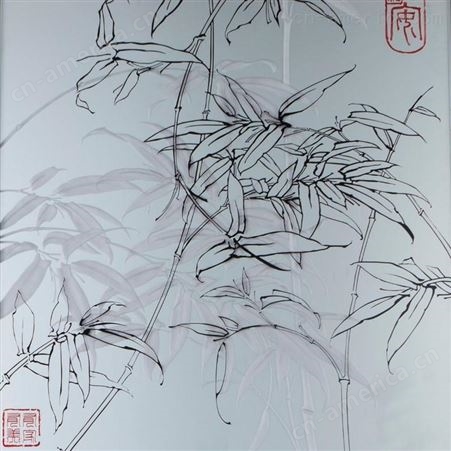 上海玉娇公司 国画艺术玻璃