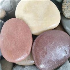 天然鹅卵石 鹅卵石材切片 景观园林铺地石 冀盛石材