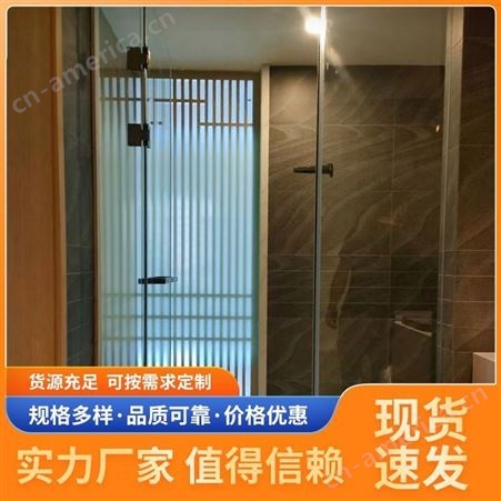 酒店别墅工程零售家装极窄边框酒店淋浴隔断供应