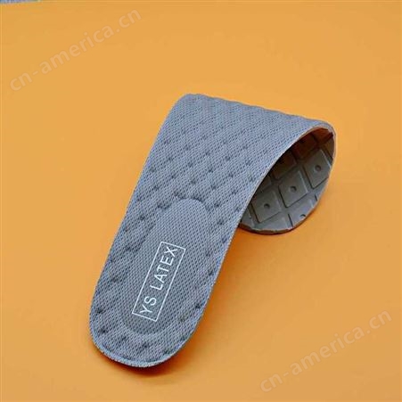 亚特乳胶海绵厂批发高回弹透气跑步乳胶鞋垫