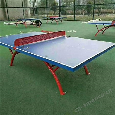 厂家销售晶康牌乒乓球台 小彩虹SMC乒乓球台 室外纯钢板乒乓球台 公园乒乓球桌