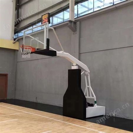 晶康牌YDQC-10001型 电动液压篮球架 遥控操作智能自动行走 厂家销售篮球架 小区健身器材 乒乓球台 羽毛球柱
