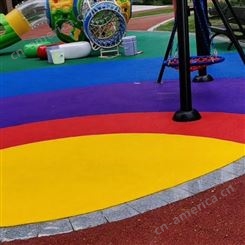 彩色塑胶-彩色地皮-EPDM塑胶地面