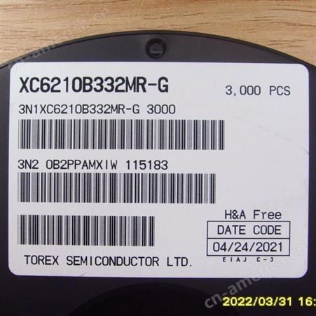 XC6210B332MR-G厦门芯晟电子-LDO线性稳压器 TOREX特瑞仕XC6210B332MR-G  集成IC