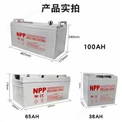 耐普蓄电池12v24ah/NPG12-24监控消防EPS/不间断电源ups包邮