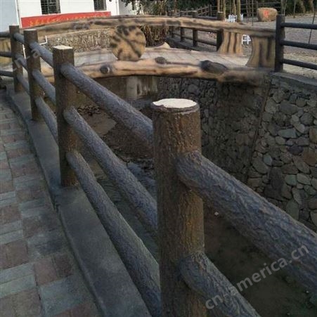 景区桥梁护栏栏杆 刘大门景观工程 免费设计样板图