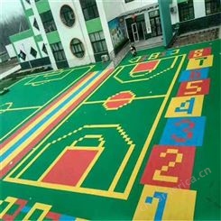 幼儿园室外悬浮地板 悬浮拼装地板户外塑料地板 祥盛体育