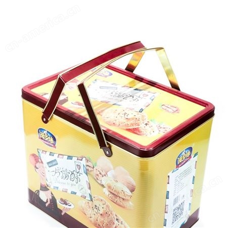 海福包装定制马口铁酒盒包装食品零食铁盒通用手提礼品铁盒子