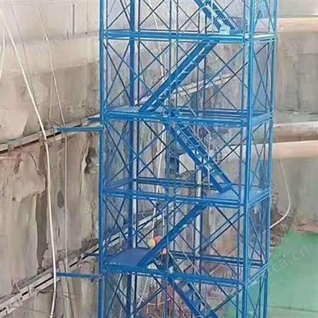 框架箱式安全 建筑施工 地铁基坑梯笼生产销售 来图加工
