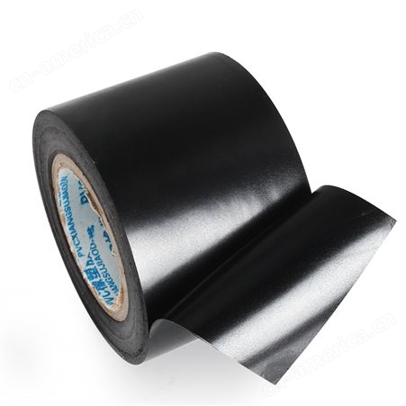 九环pvc橡塑保温管胶带管道遮挡装饰缠绕橡塑保温管套专用胶带黑