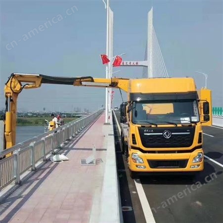 徐工牌臂架式桥梁检测车出租 用于拱桥底部施工设备 规格20米