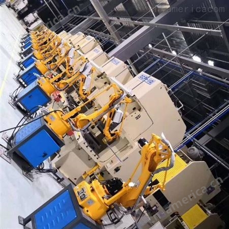 青岛冲压机器人集成线、青岛机器人焊接集成、青岛机器人 冲压线