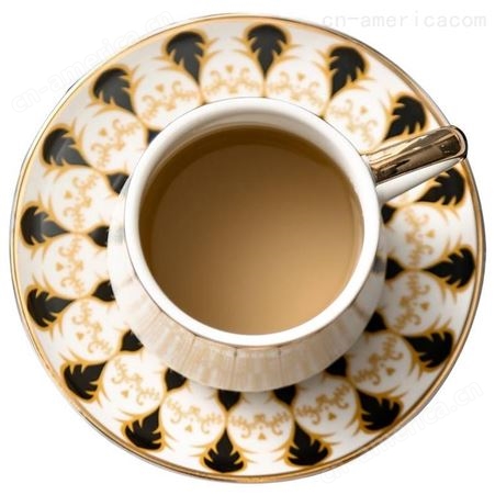 景德镇陶瓷咖啡杯 家用带勺子欧式下午茶杯碟套装带杯架